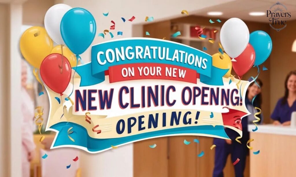 Best Wishes for Opening New Clinic
