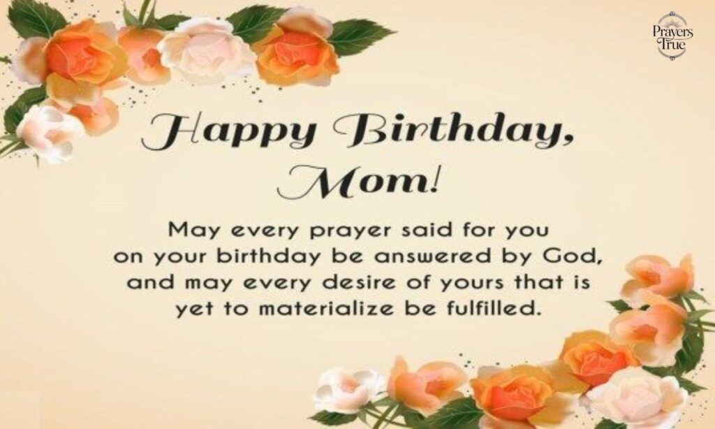 Christian Birthday Wishes for Mom