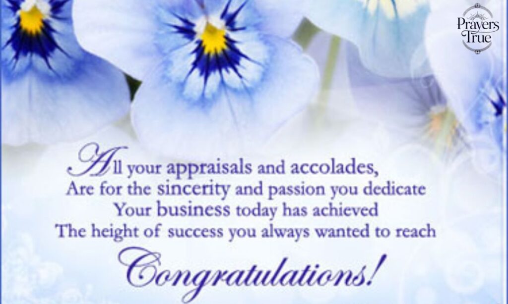 Congratulations for New Business Quotes
