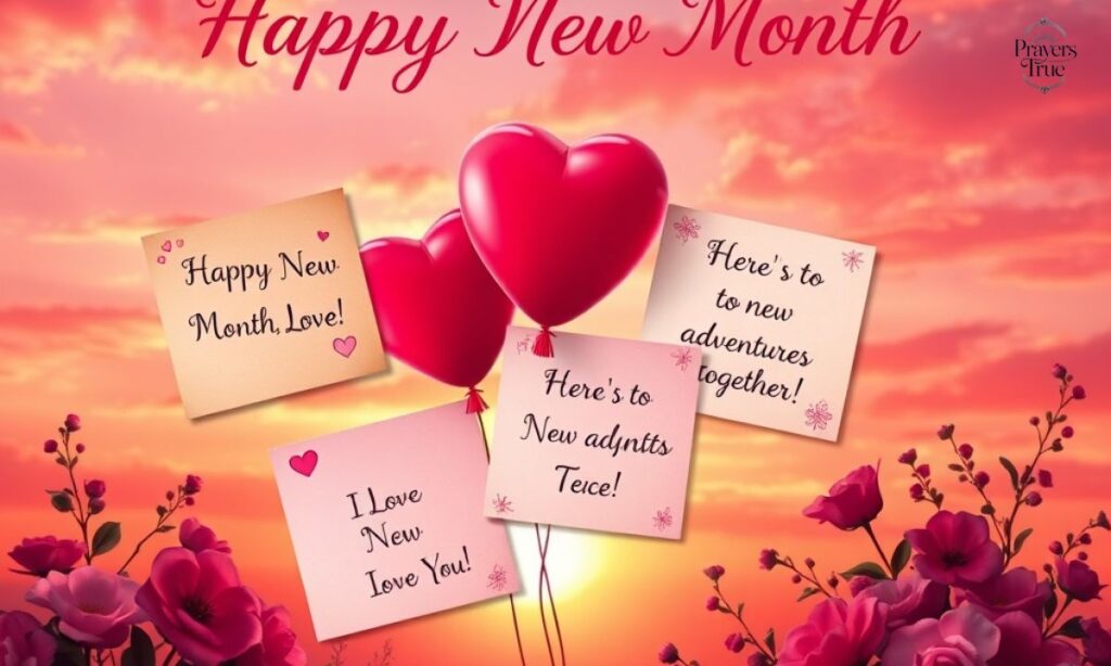Happy New Month Messages for BoyfriendGirlfriend