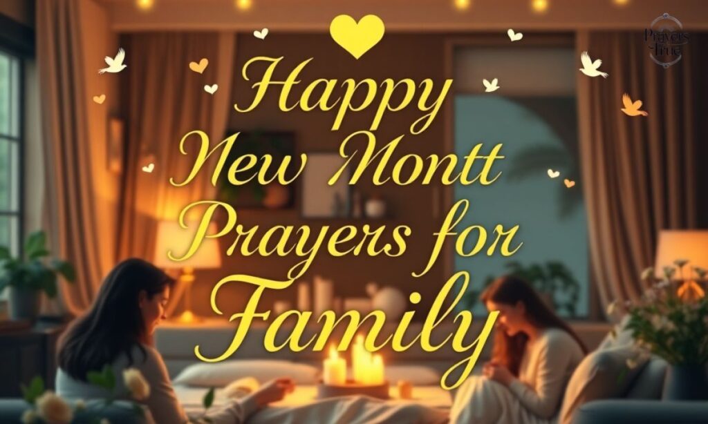 Happy New Month Prayers for Family