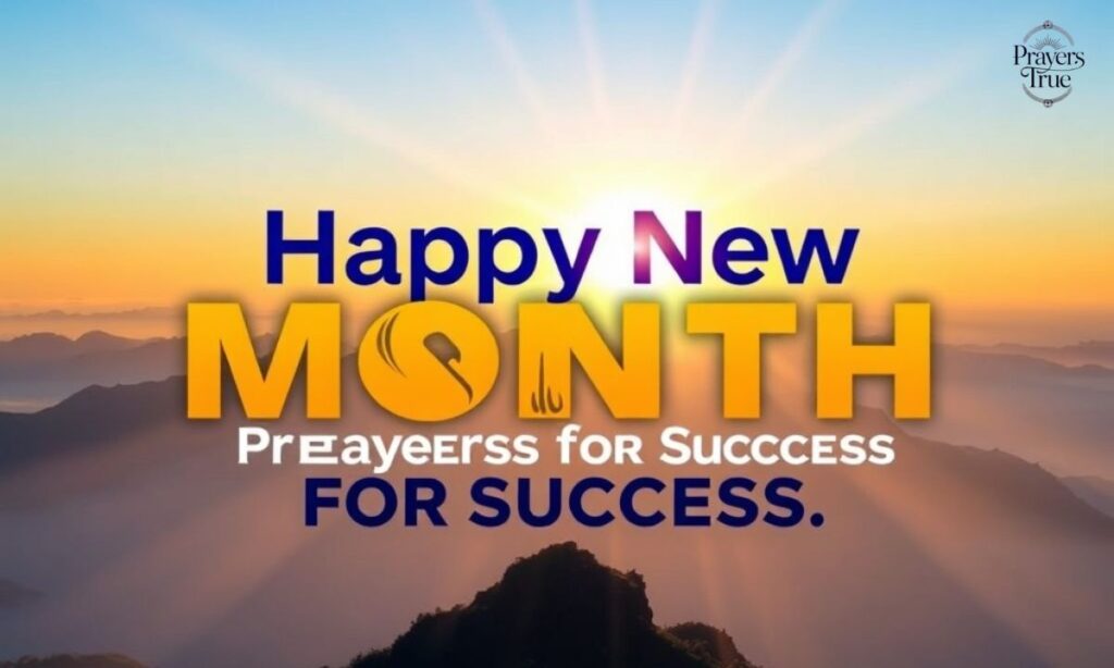 Happy New Month Prayers for Success