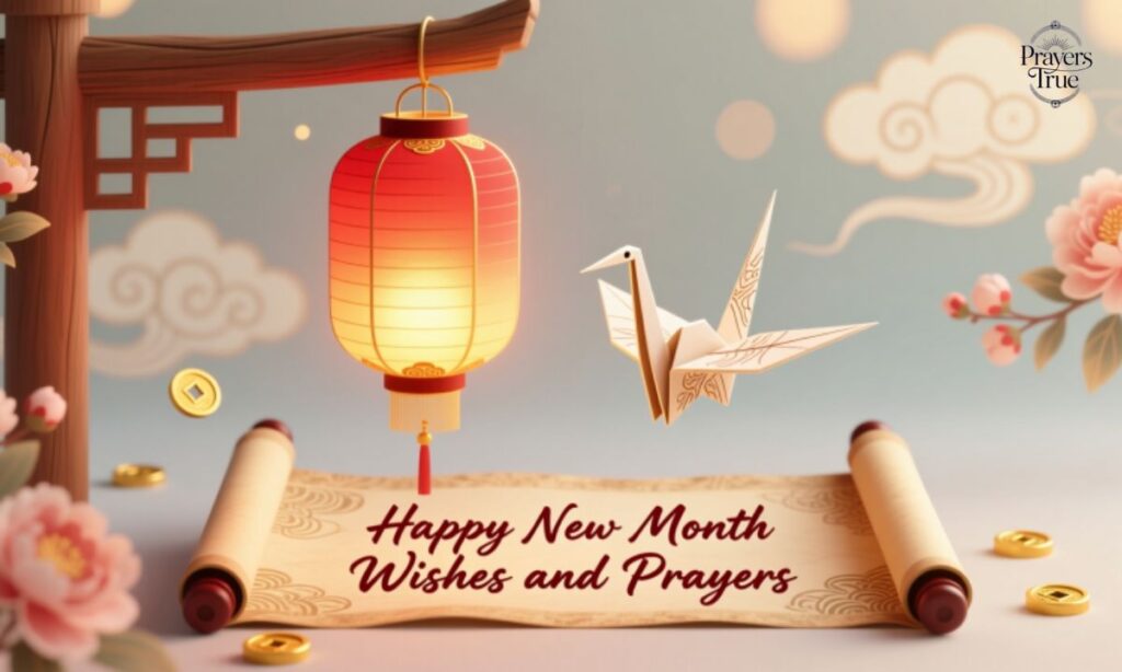 Happy New Month Wishes and Prayers image