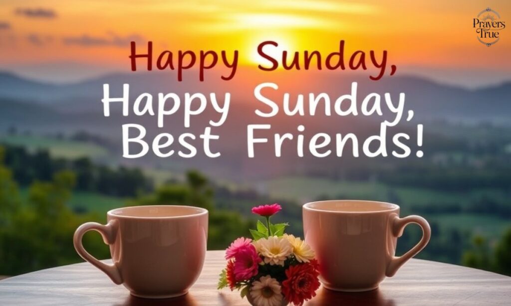 Happy Sunday Wishes for Best Friends