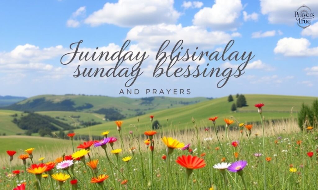 Inspirational Sunday Blessings And Prayers