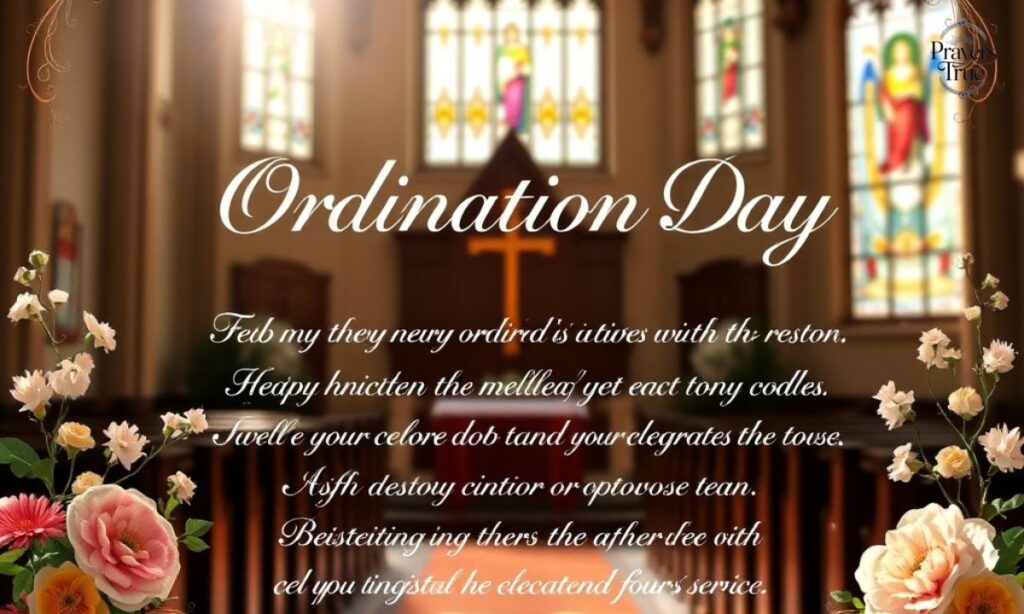 Inspiring Ordination Day Wishes