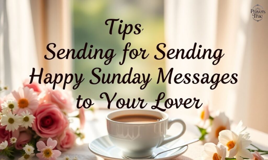 Top Tips for Sending Happy Sunday Messages to Your Lover