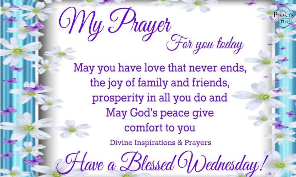 Wednesday Prayer For Family And Friends hd image (1)