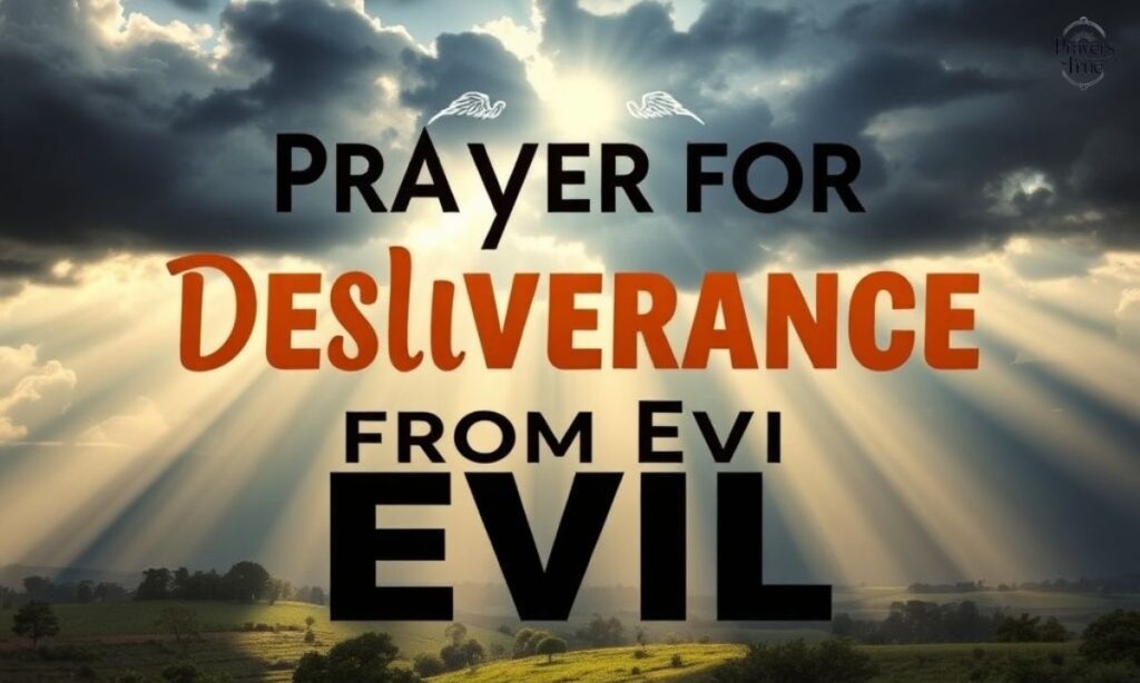 12. Prayer for Deliverance from Evil