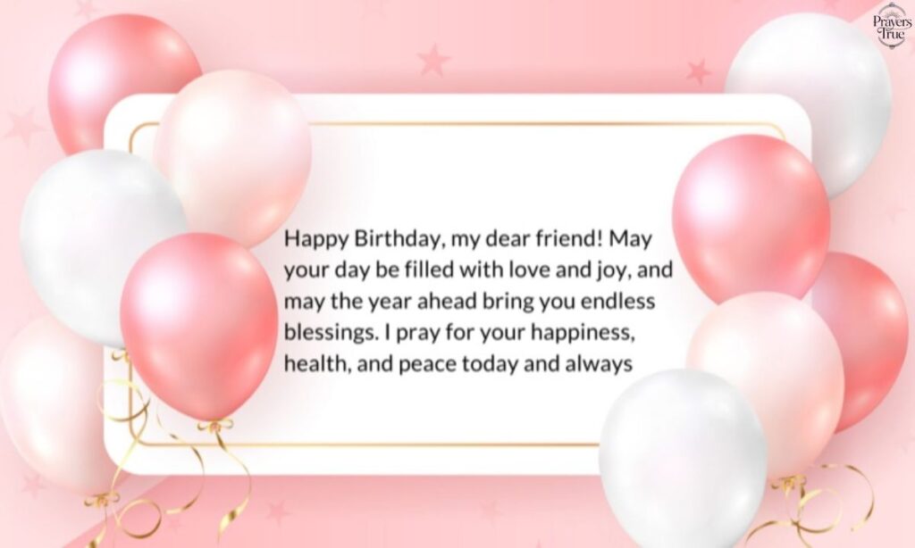 Birthday Prayers for Peace, Joy, and a Prosperous Future
