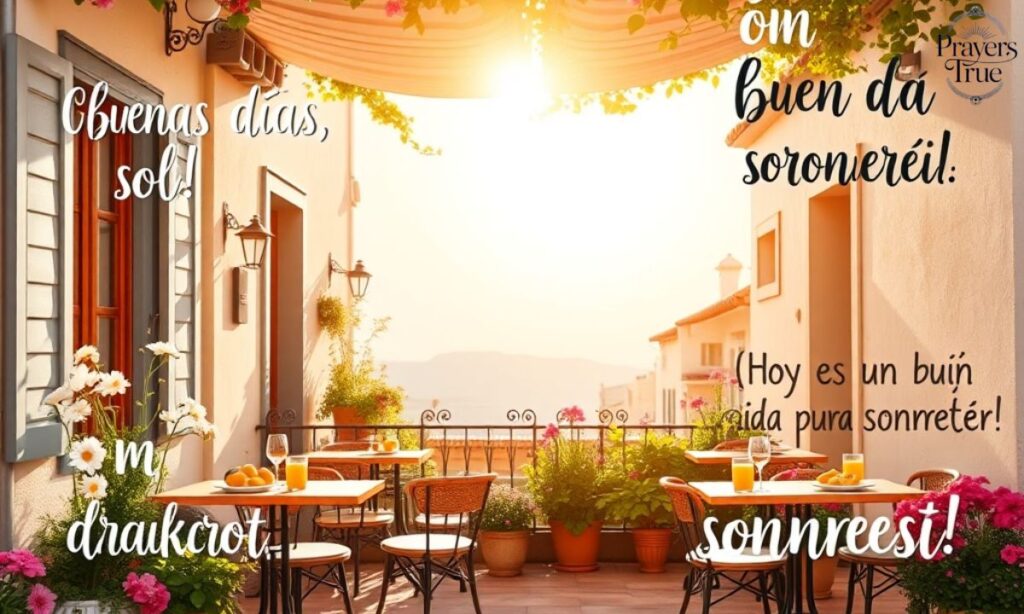 Cute Spanish Morning Phrases 