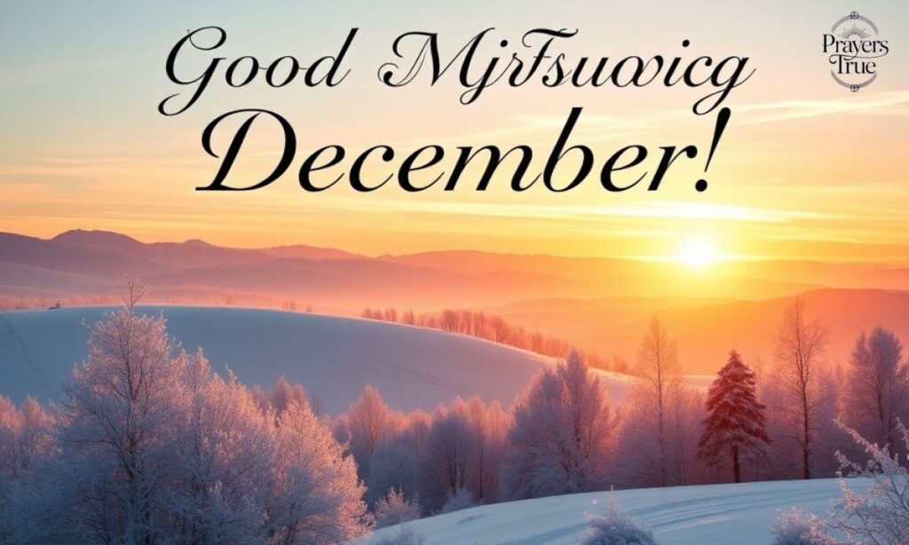 Good Morning December