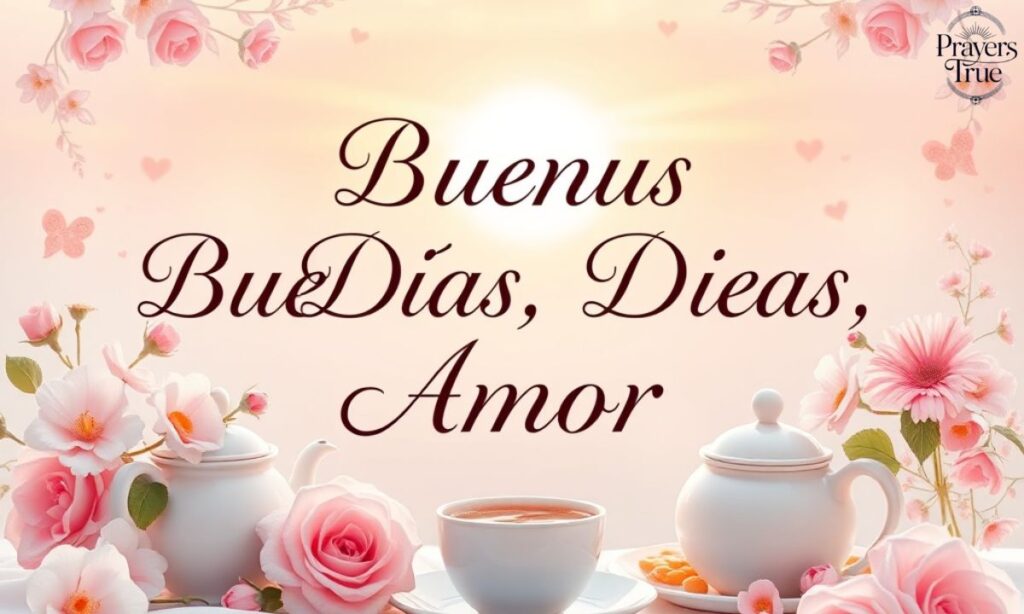 Good morning for Him in Spanish 