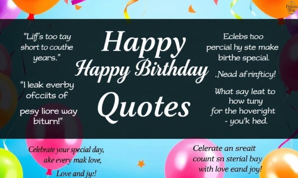 Happy Birthday Quotes