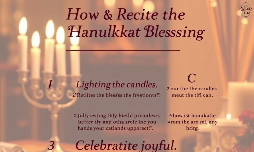 How to Recite the Hanukkah Blessings