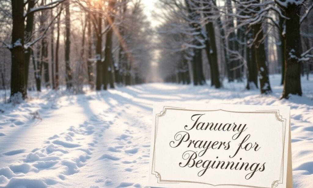 January Prayers for Fresh Beginnings