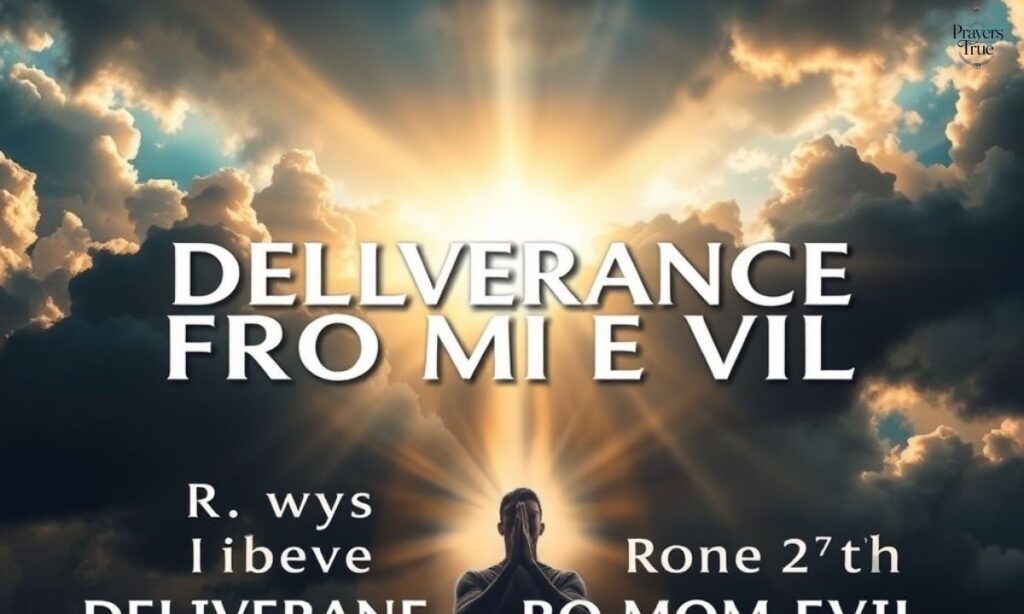 Prayer for Deliverance from Evil