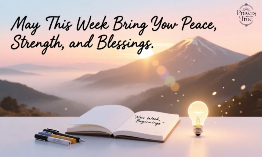 Short New Week Blessings Quotes And Prayers 