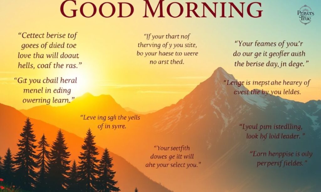 Spiritual Good Morning Messages