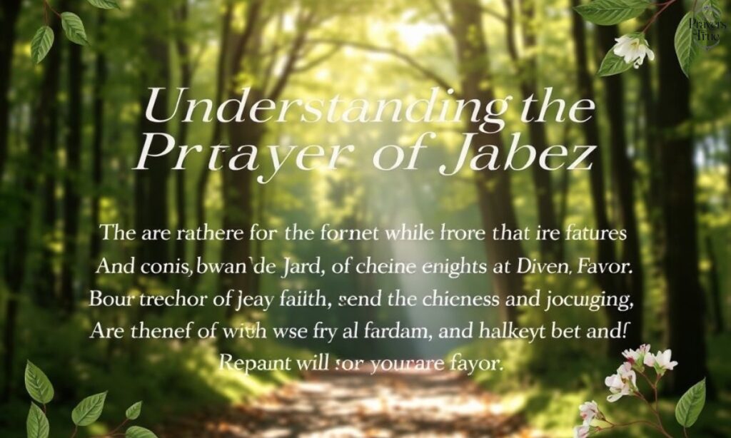 Understanding the Prayer of Jabez