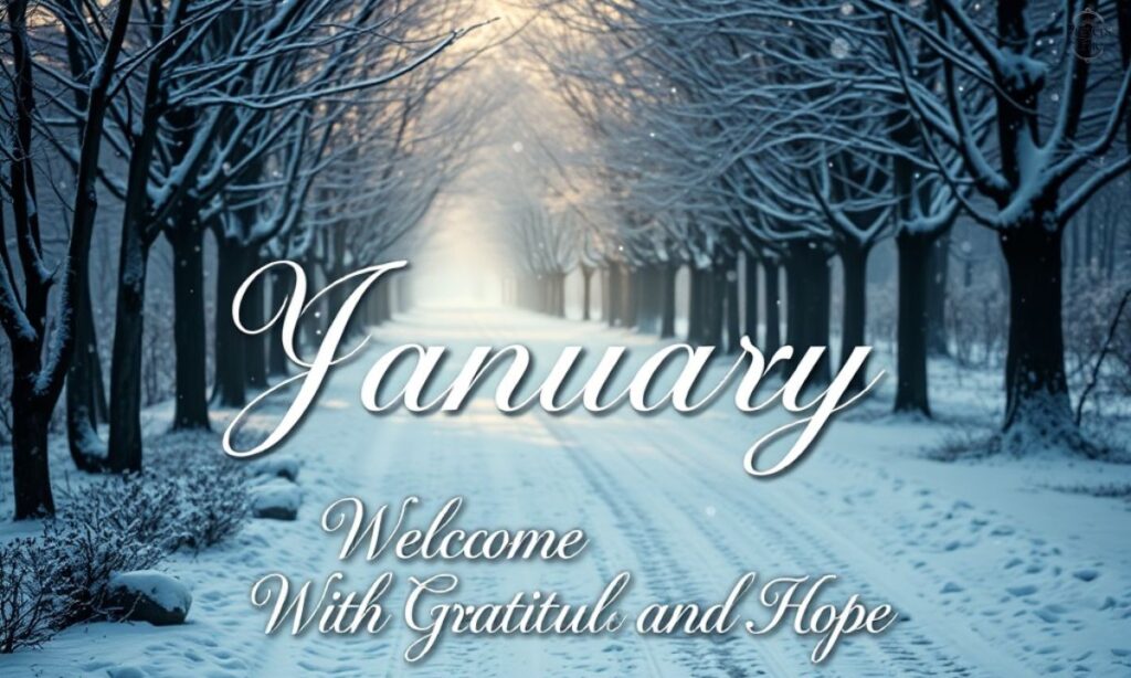 Welcome January With Gratitude and Hope