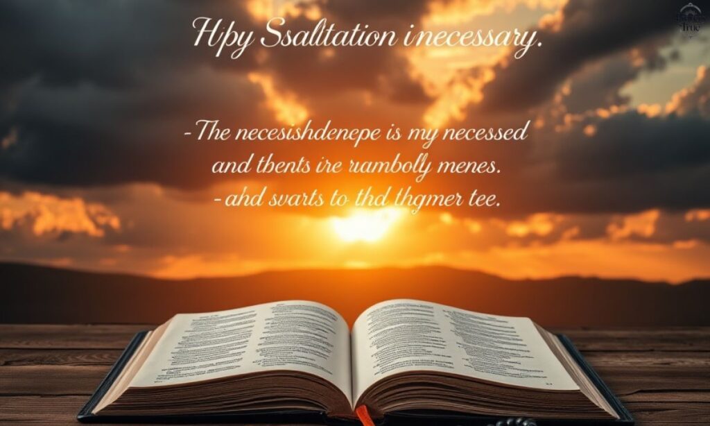 Why Salvation Is Necessary