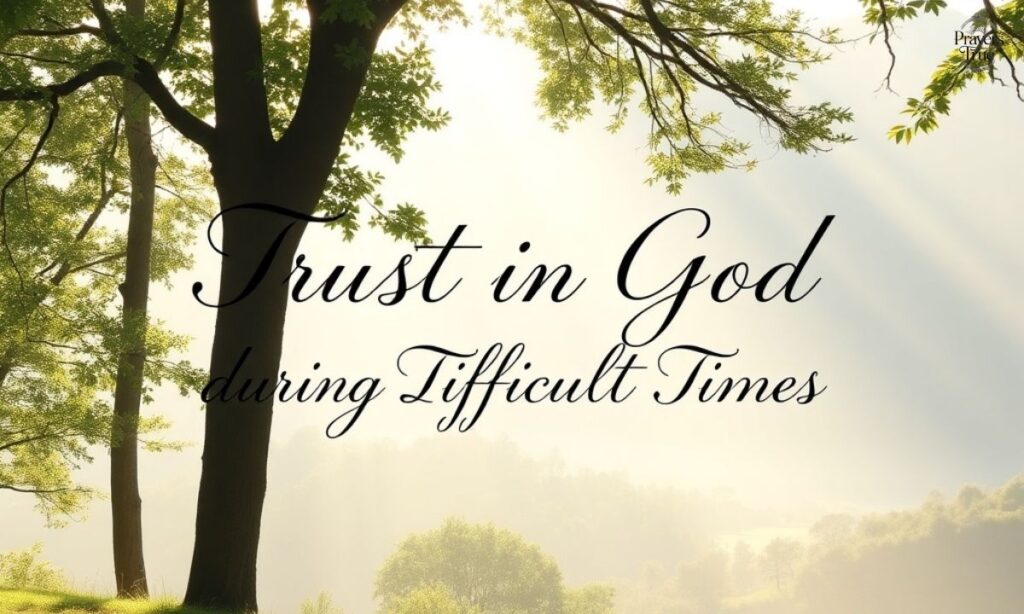 14. Prayer to Trust God in Difficult Times