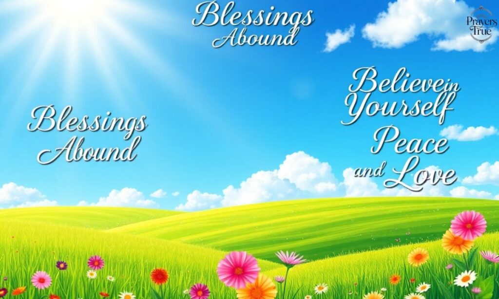 Blessings Images and Visual Words