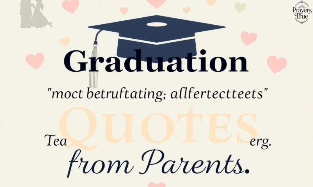 Graduation Quotes from Parents