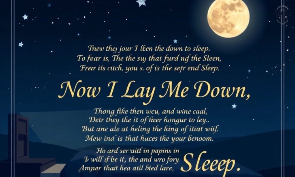 Now I Lay Me Down to Sleep Prayer (5)