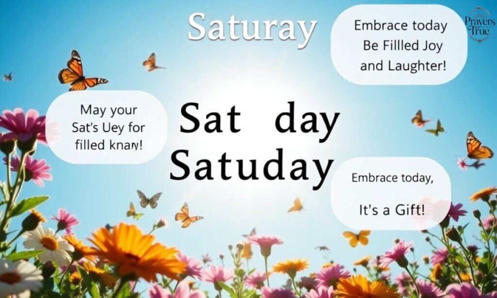 Positive Saturday Blessings