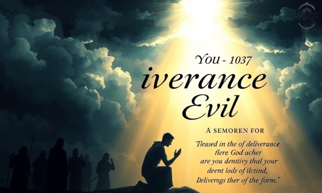 Prayer for Deliverance from Evil
