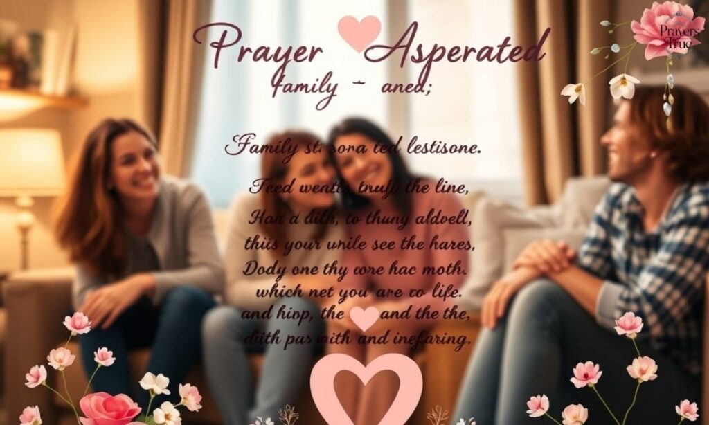 Prayer for Family and Loved Ones