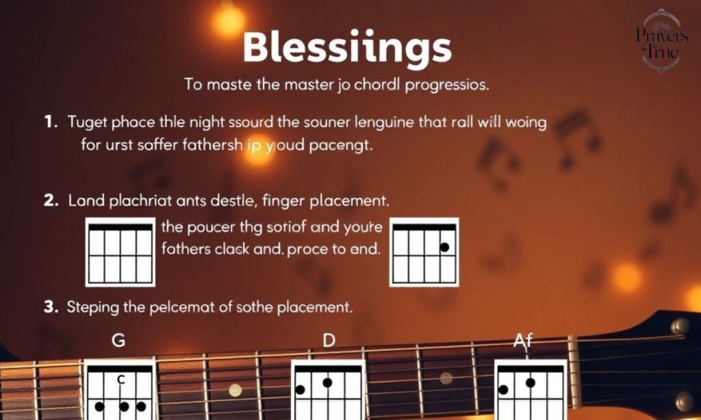 Step-by-Step Guide to Mastering Blessings Chords Progression