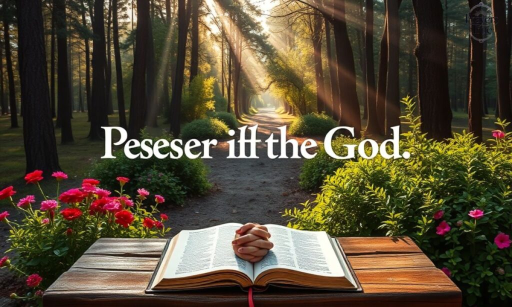 1. Prayer for God's Presence