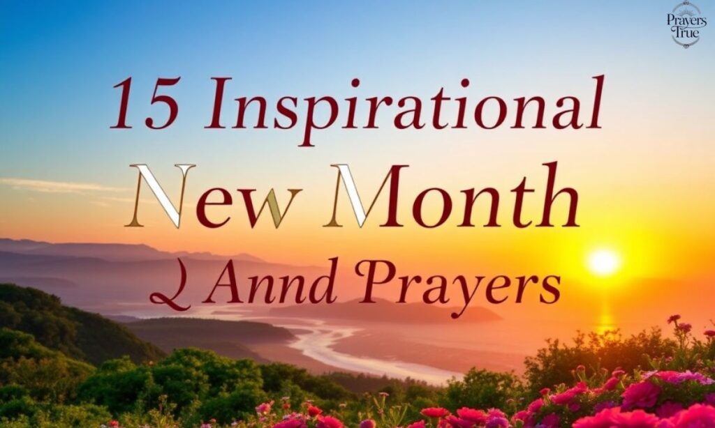 15 Inspirational New Month Quotes And Prayers