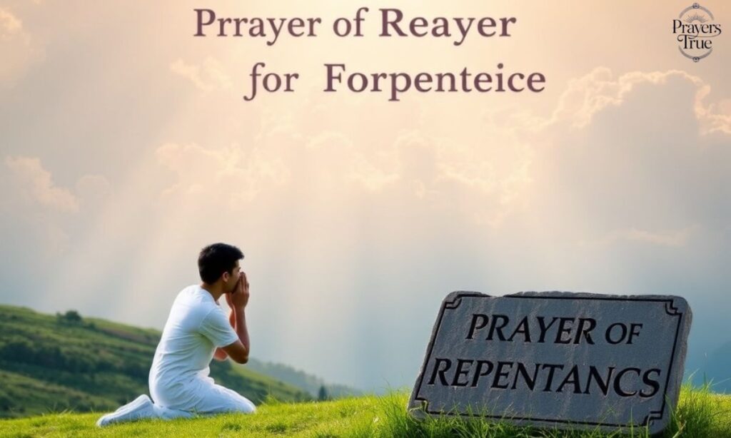 A Prayer of Repentance for Forgiveness