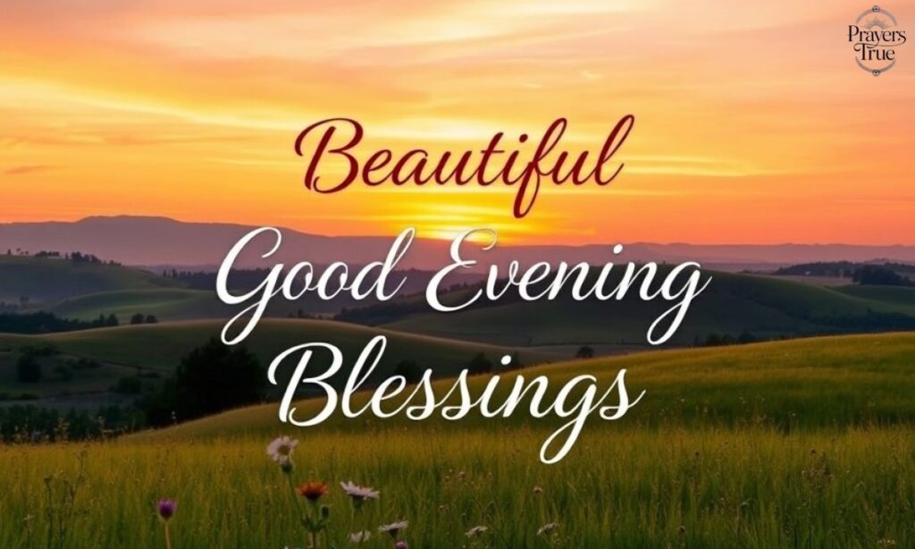 Beautiful Good Evening Blessings Images