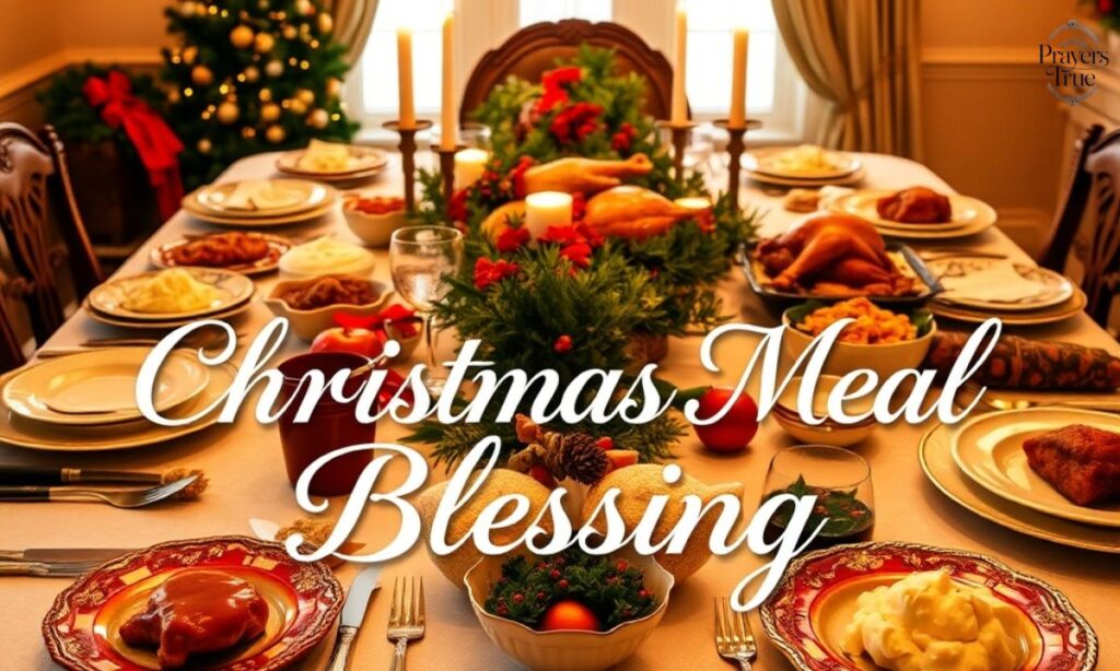 Christmas Meal Blessing