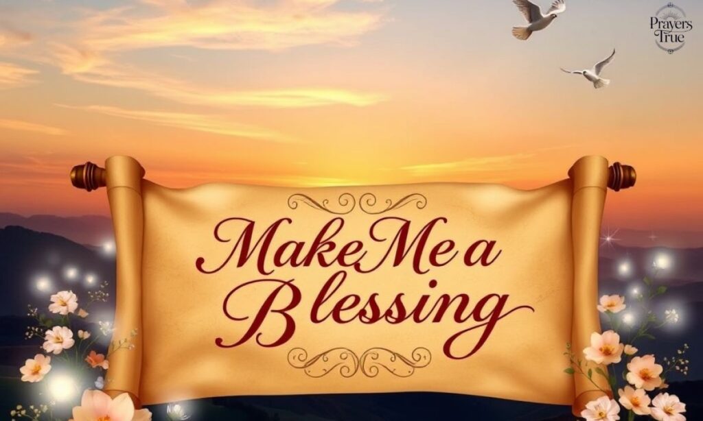 Examples of Make Me a Blessing Benedictions