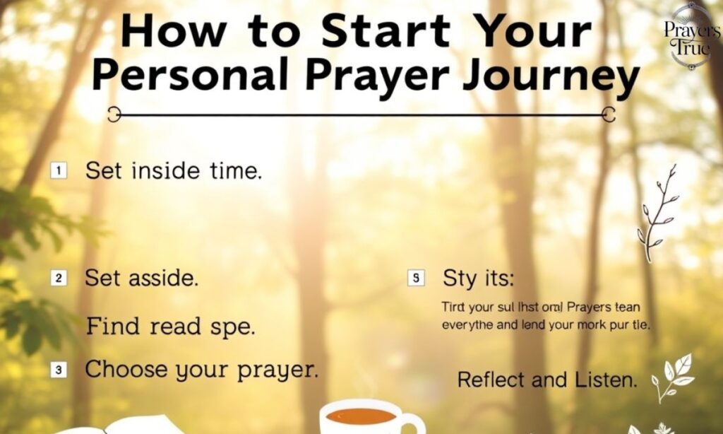 How to Start Your Personal Prayer Journey