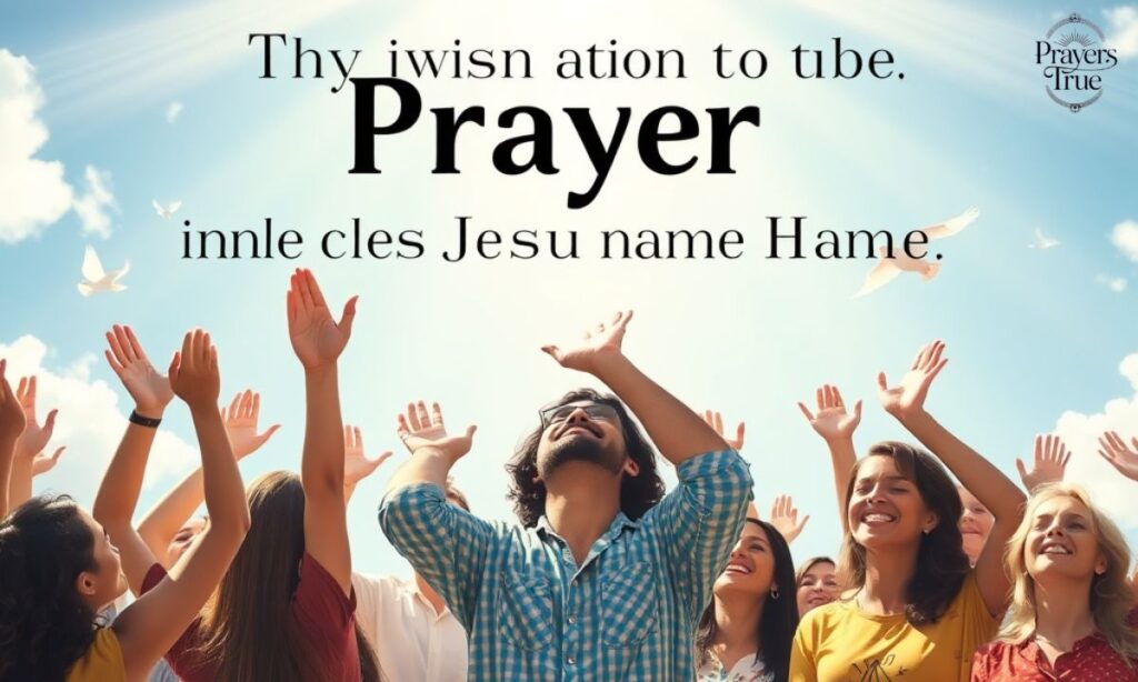 Pray in the power of Jesus’ name
