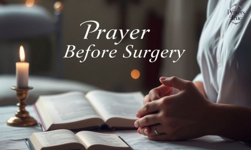Prayer before surgery