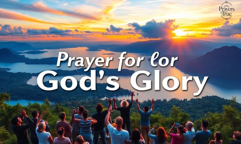 Prayer for God's Glory