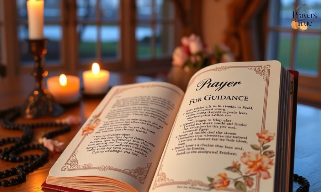 Prayer for Guidance in My Prayer Journal