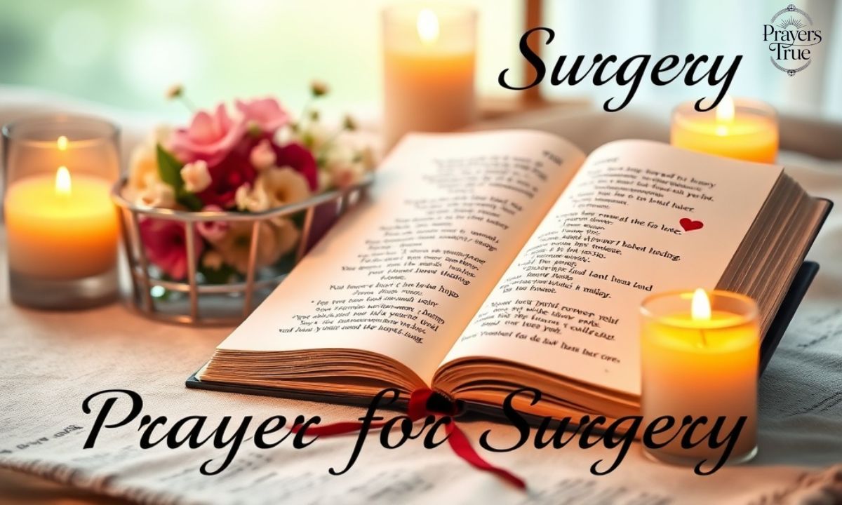 Prayer for surgery for a friend or family member 