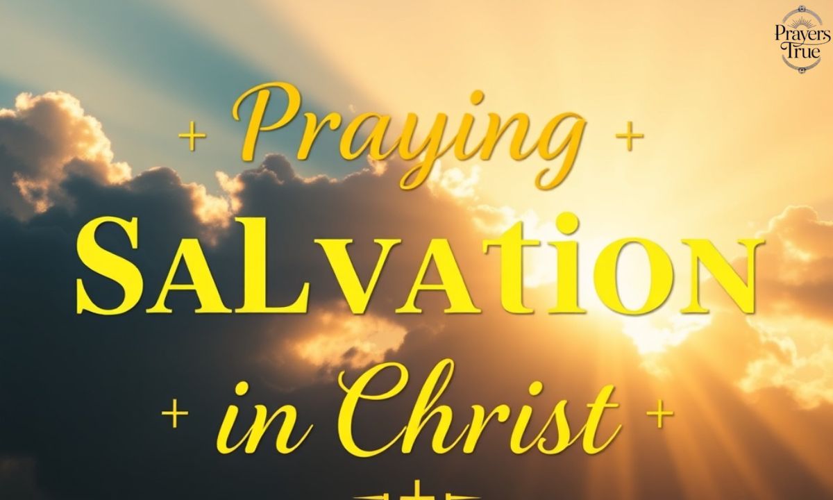 Praying for Salvation In Christ
