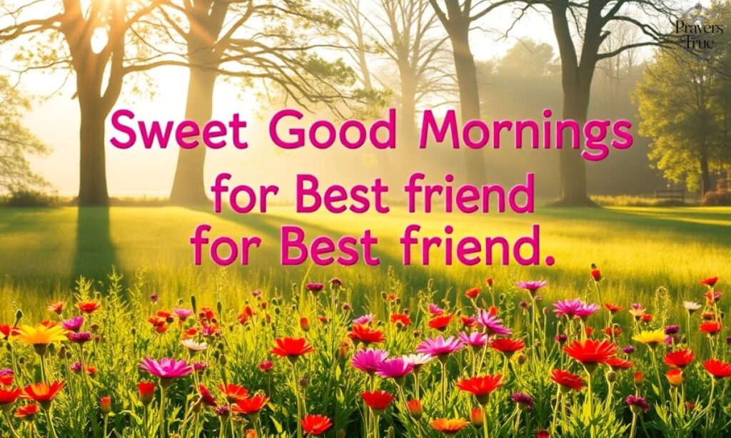 Sweet Good Morning Messages for Best Friend