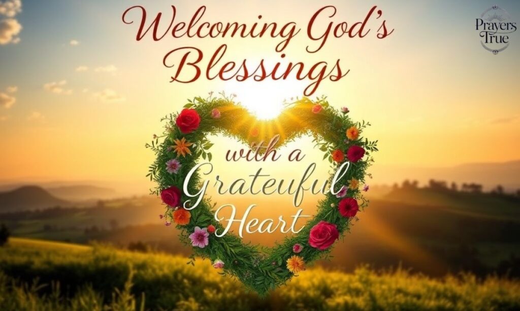 Welcoming God's Blessings with a Grateful Heart