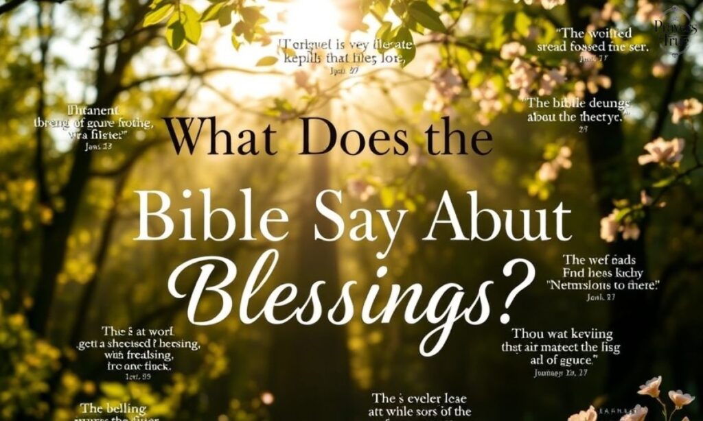 What Does the Bible Say About Blessings